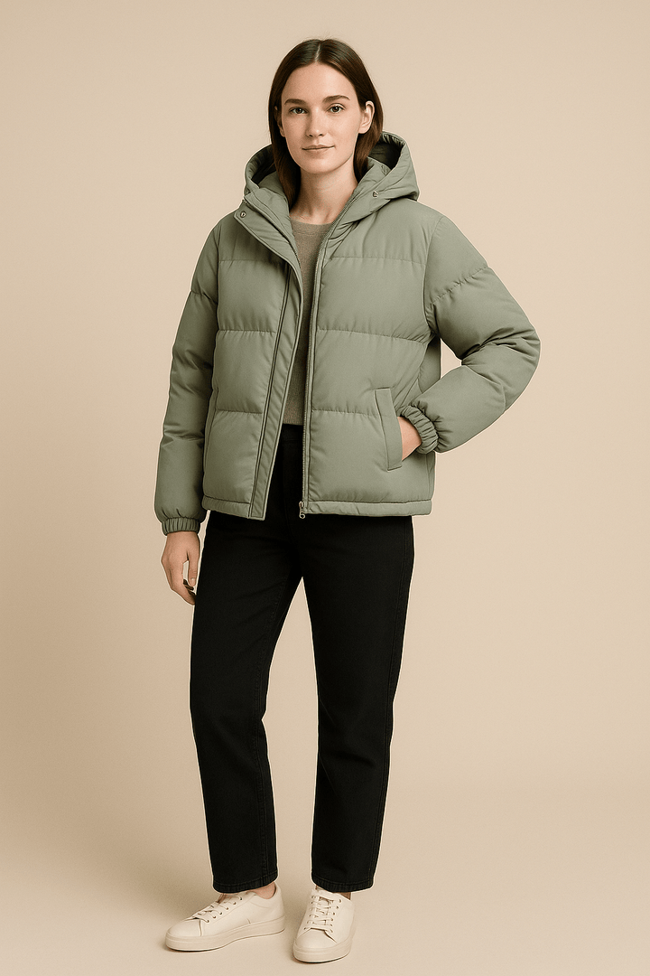 Drune | Elegante übergroße Winterjacke mit Kapuze