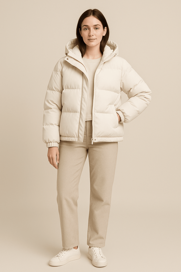 Drune | Elegante übergroße Winterjacke mit Kapuze