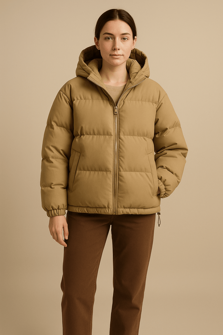 Drune | Elegante übergroße Winterjacke mit Kapuze