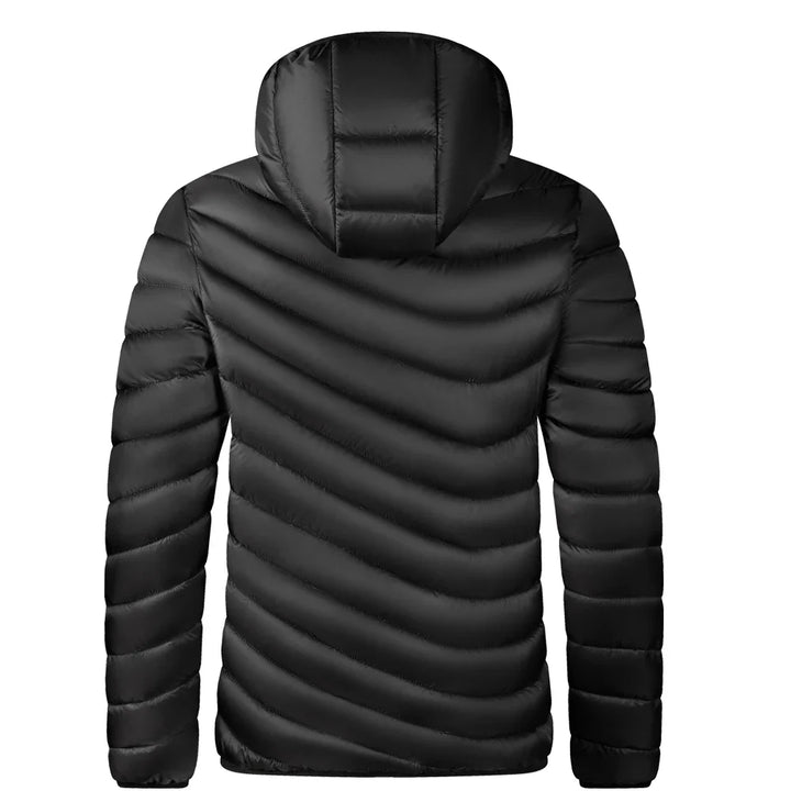 Drune | Leichtgewichtige Pufferjacke mit Kapuze Polyester Warm und Praktisch