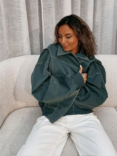 Drune | Oversized-Jacke - Herbstmode