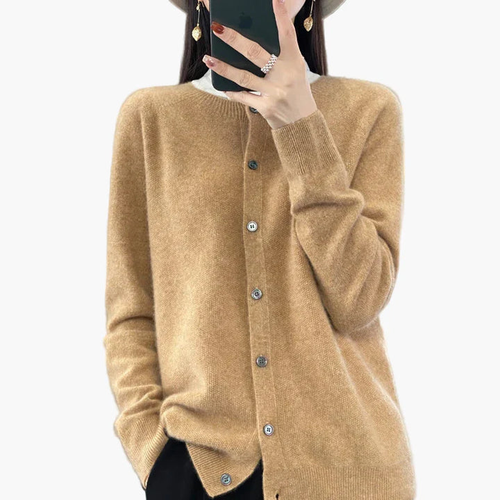 Drune | Klassische Strickjacke Cardigan - Eleganter Alltags-Style für Büro & Freizeit