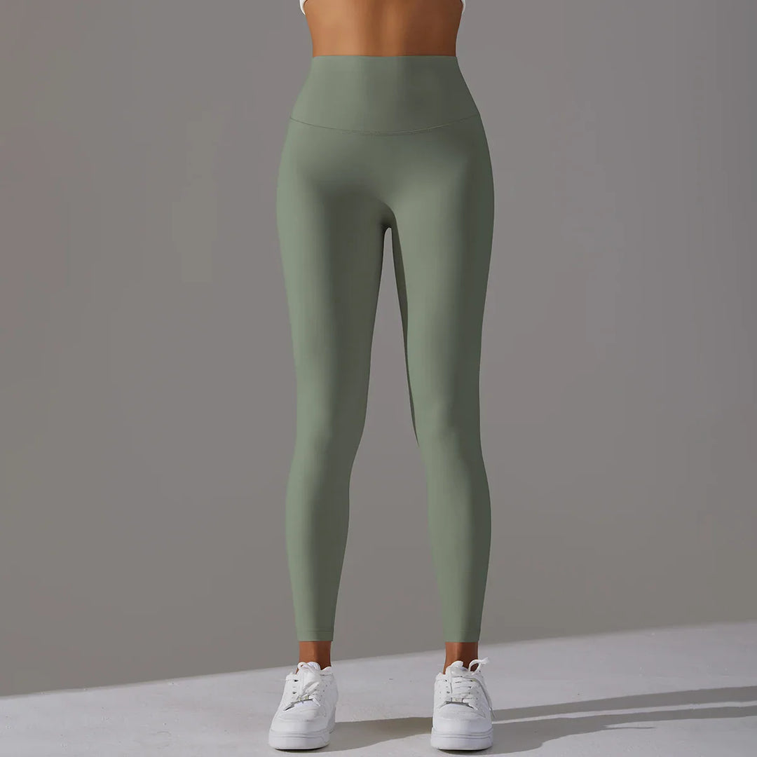Drune | Atmungsaktive hohe Taille Yoga Leggings für Damen zum Sport, Laufen und Radfahren