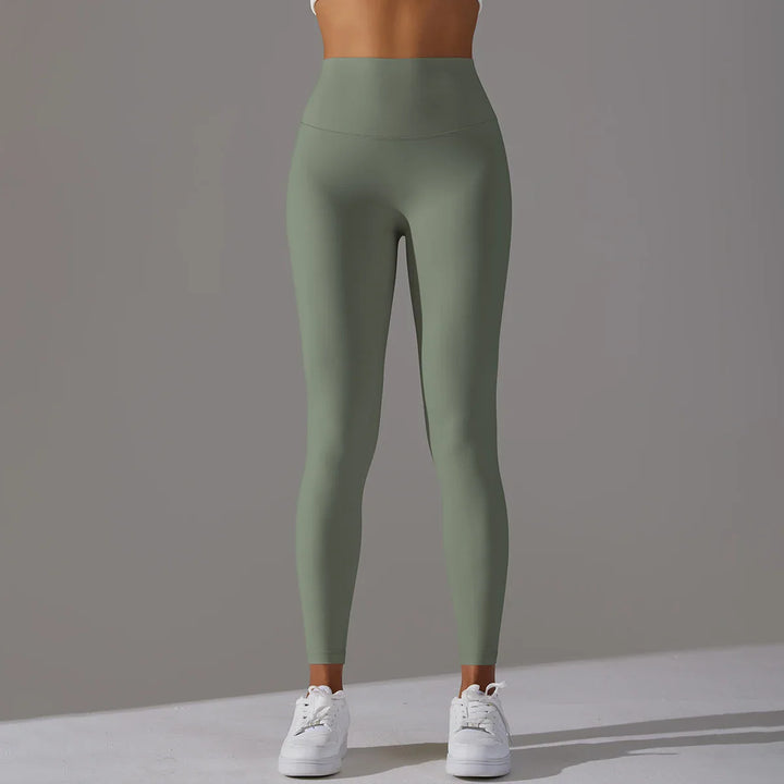 Drune | Atmungsaktive hohe Taille Yoga Leggings für Damen zum Sport, Laufen und Radfahren