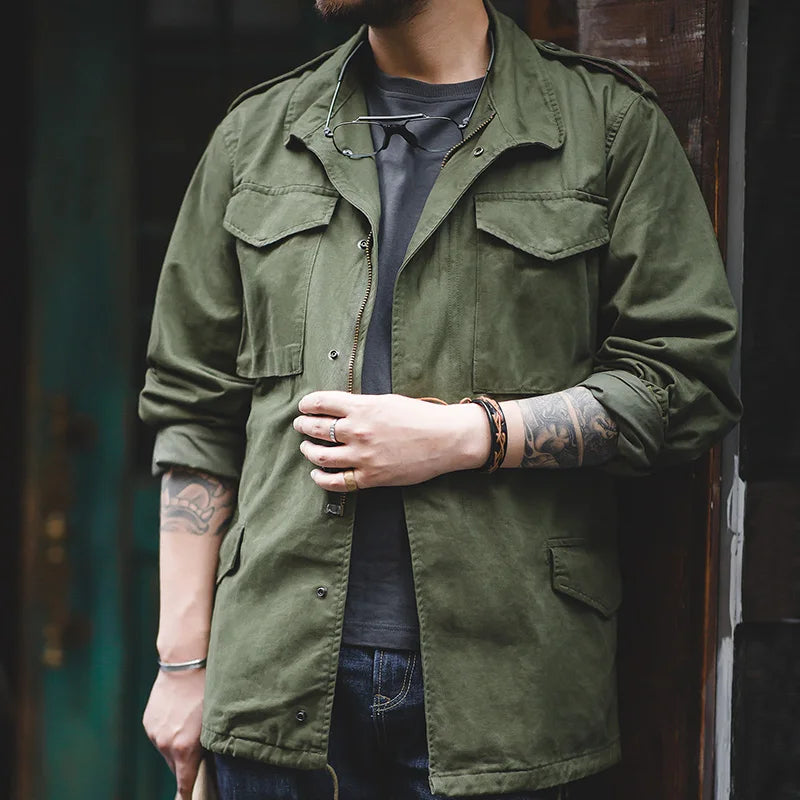 Drune | 100% Baumwolle Vintage Jacke