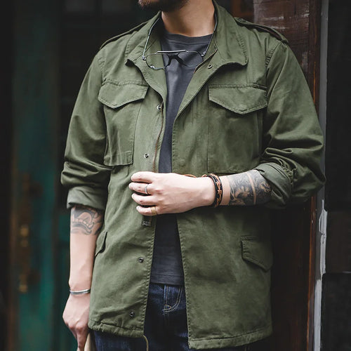 Drune | 100% Baumwolle Vintage Jacke