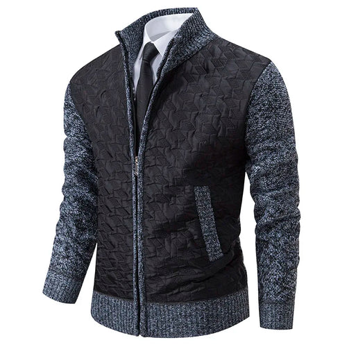 Drune | Strickjacke mit Gepolsterter Front Warm und Modern Perfekt Für Den Alltag