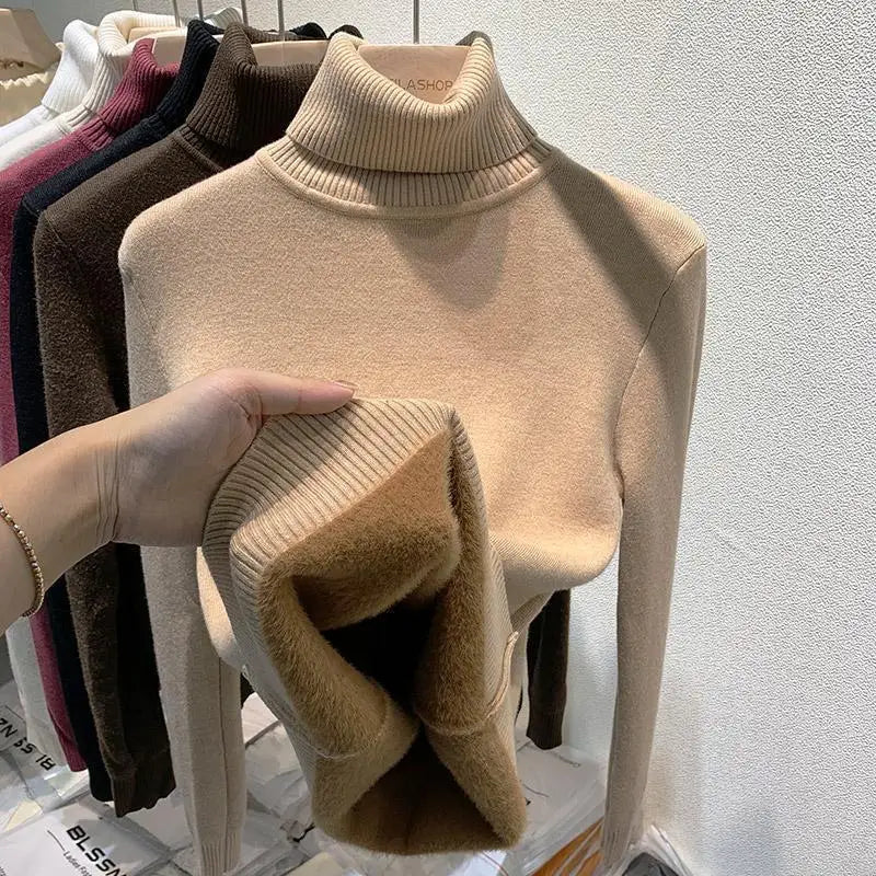 Drune | Rollkragenpullover Modisch Warm Herbst Winter Elegant