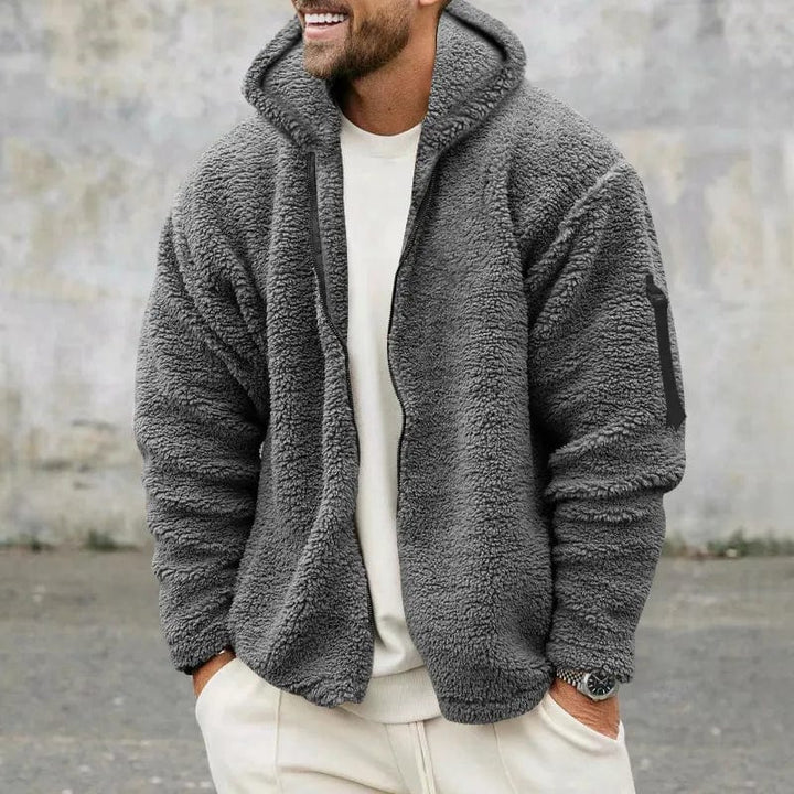 Drune | Veste Sherpa aus Velours