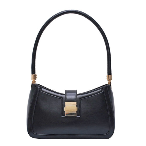 Drune Stilvolle Linke Schultertasche | Damen Designer Handtasche mit Reißverschluss