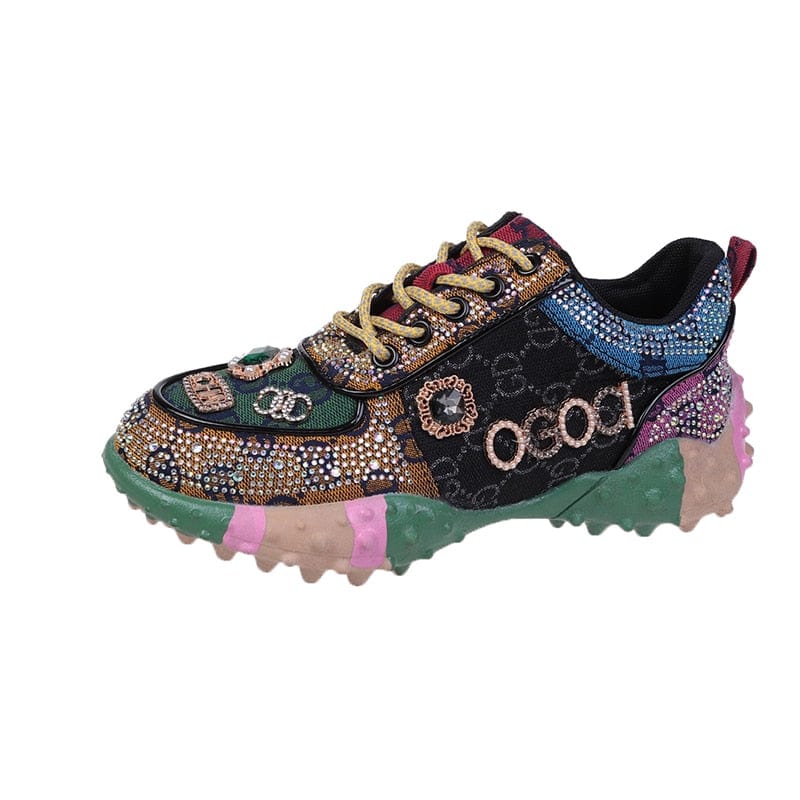 Damen Straßendiamant Schuhe Für Stylisches Tragen