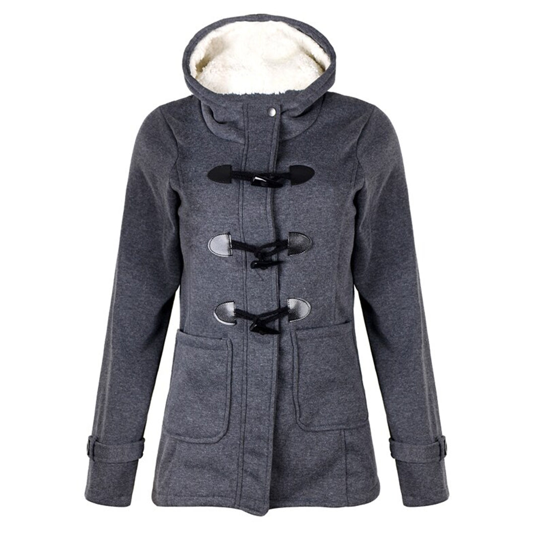 Drune | Damen Winterjacke Mit Knopfverschluss