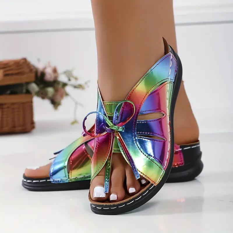 Drune | Schlüpfschuhe Keilabsätze orthopädische Schuhe Sommerschuhe