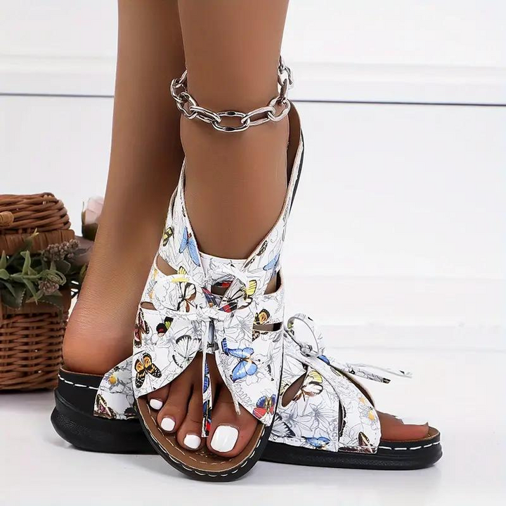 Drune | Schlüpfschuhe Keilabsätze orthopädische Schuhe Sommerschuhe