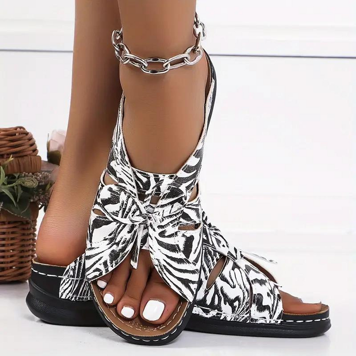 Drune | Schlüpfschuhe Keilabsätze orthopädische Schuhe Sommerschuhe