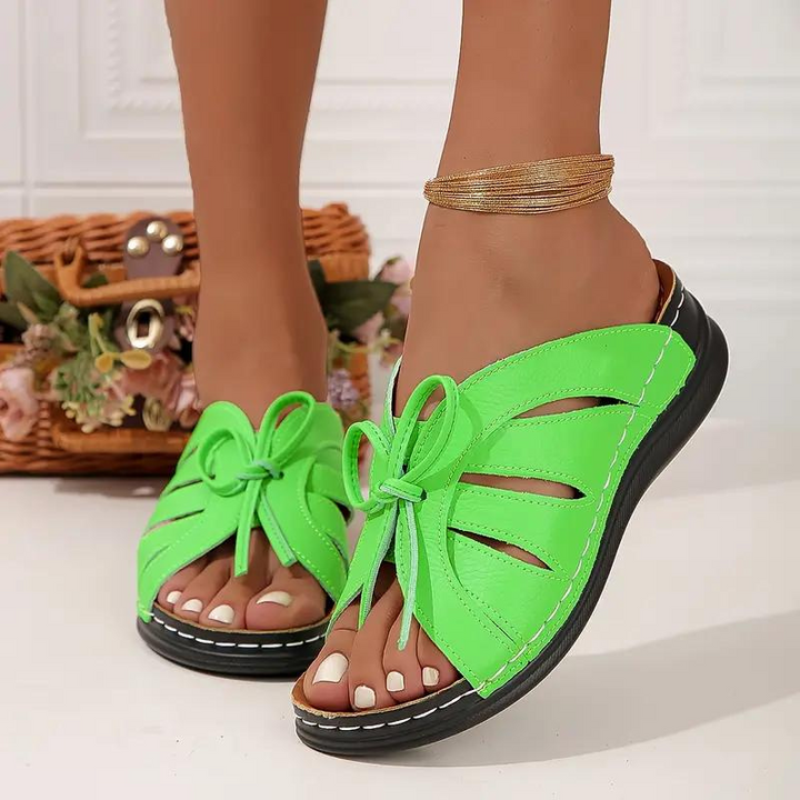 Drune | Schlüpfschuhe Keilabsätze orthopädische Schuhe Sommerschuhe