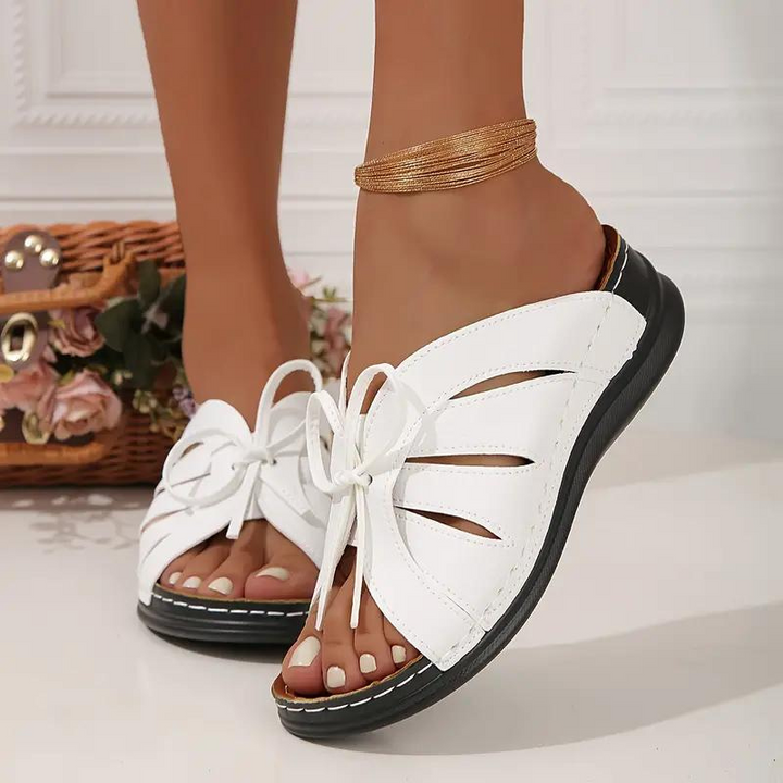 Drune | Schlüpfschuhe Keilabsätze orthopädische Schuhe Sommerschuhe