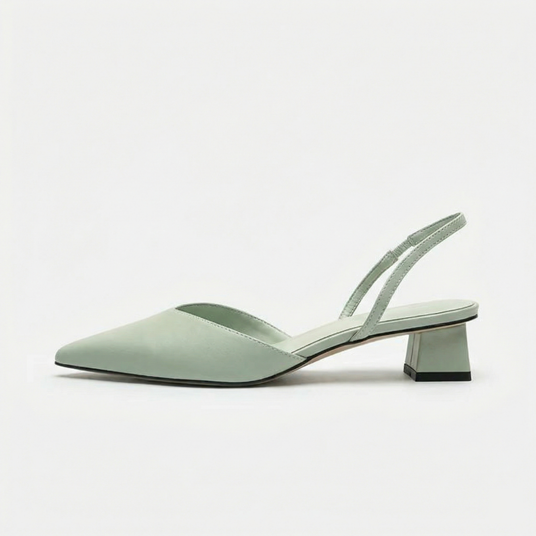 Drune Damen Slingback Pumps Spitz Geschlossen mit Absatz