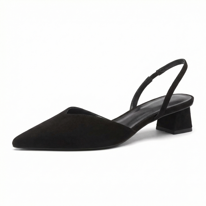 Drune Damen Slingback Pumps Spitz Geschlossen mit Absatz