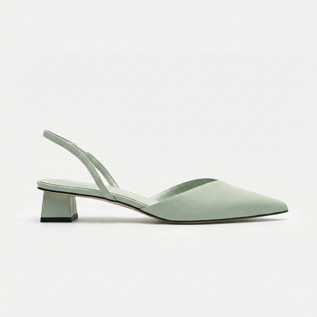 Drune Damen Slingback Pumps Spitz Geschlossen mit Absatz