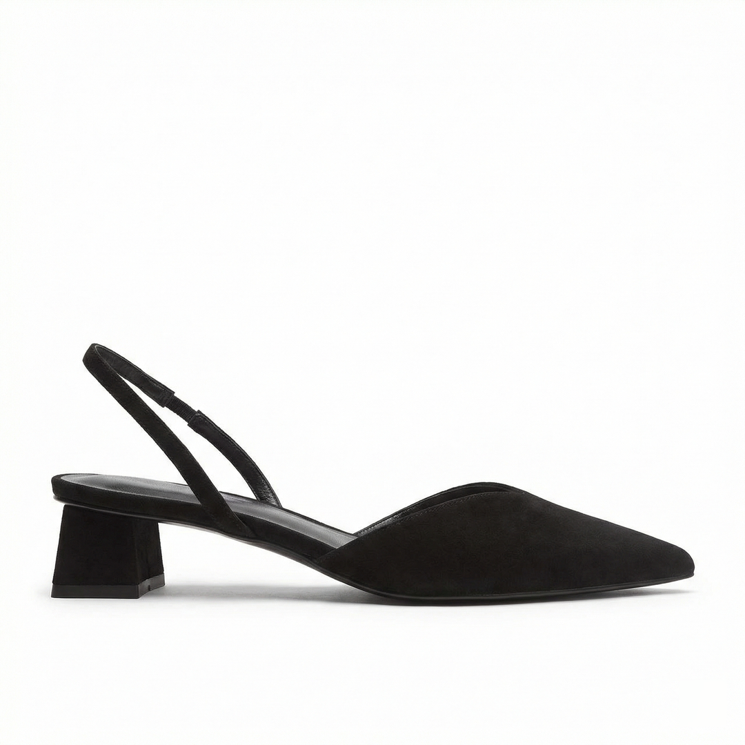 Drune Damen Slingback Pumps Spitz Geschlossen mit Absatz
