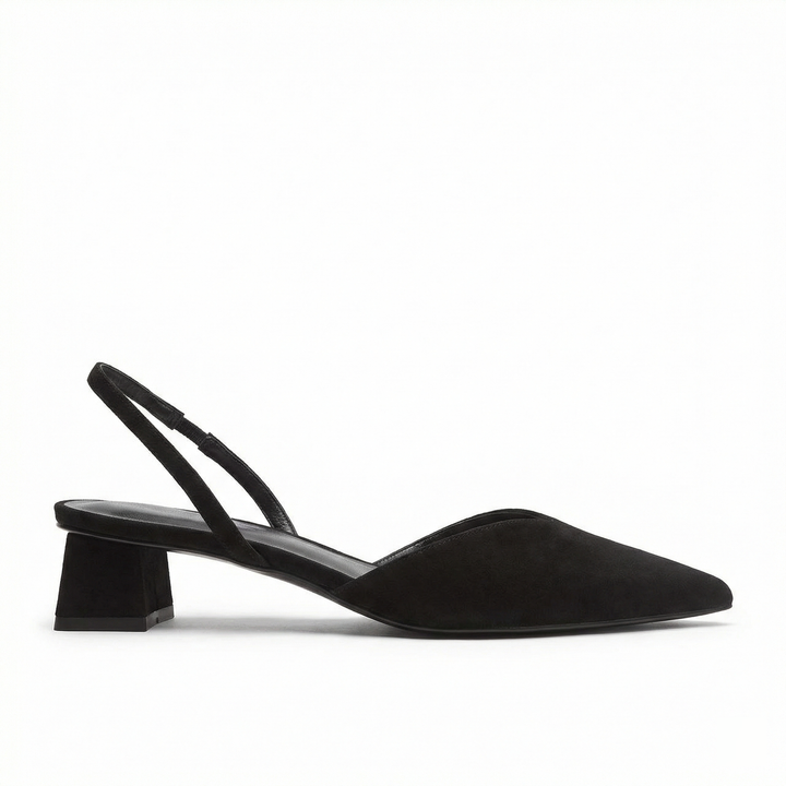 Drune Damen Slingback Pumps Spitz Geschlossen mit Absatz