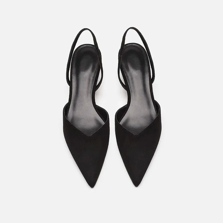 Drune Damen Slingback Pumps Spitz Geschlossen mit Absatz