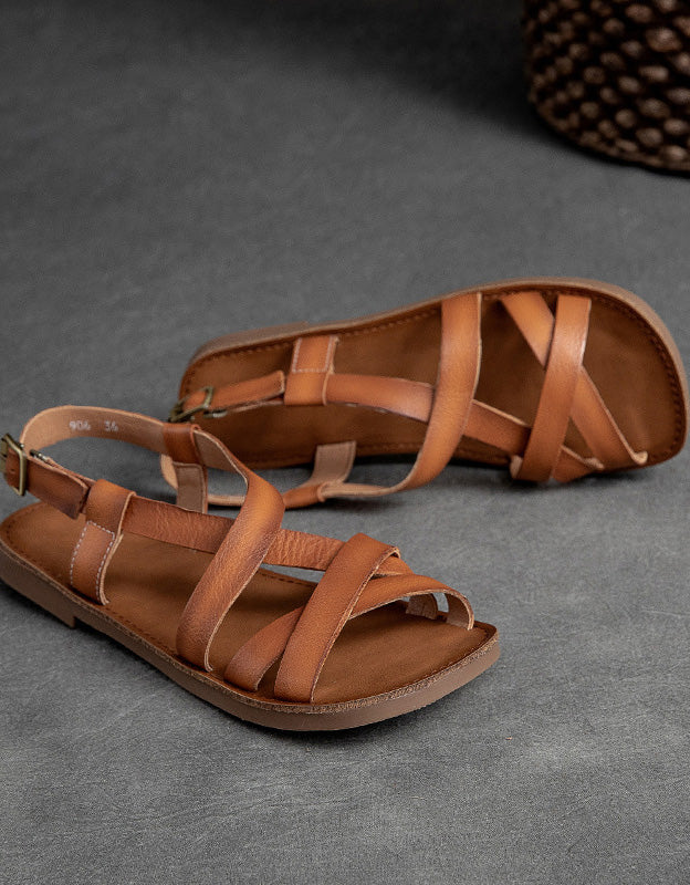 Drune | Leichte Ledersandalen