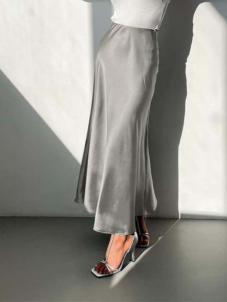 Drune | Der elegante Midirock aus Satin