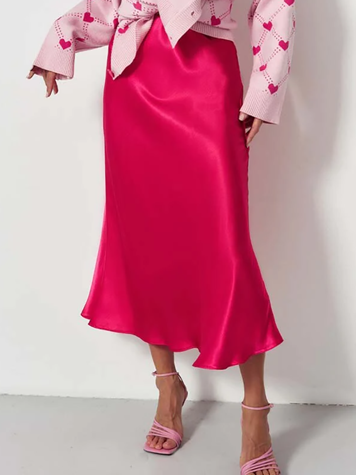 Drune | Der elegante Midirock aus Satin