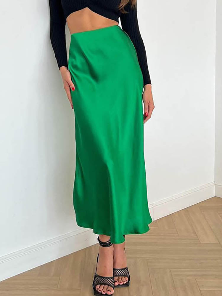 Drune | Der elegante Midirock aus Satin