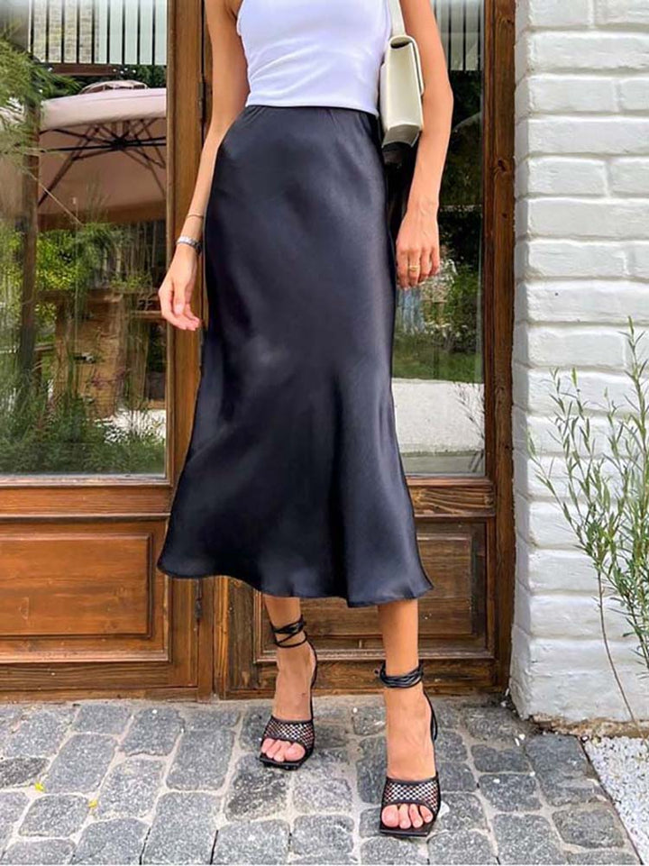 Drune | Der elegante Midirock aus Satin