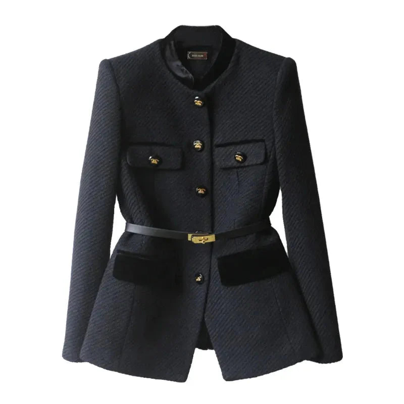 Drune | Tweed Gürtel Blazer