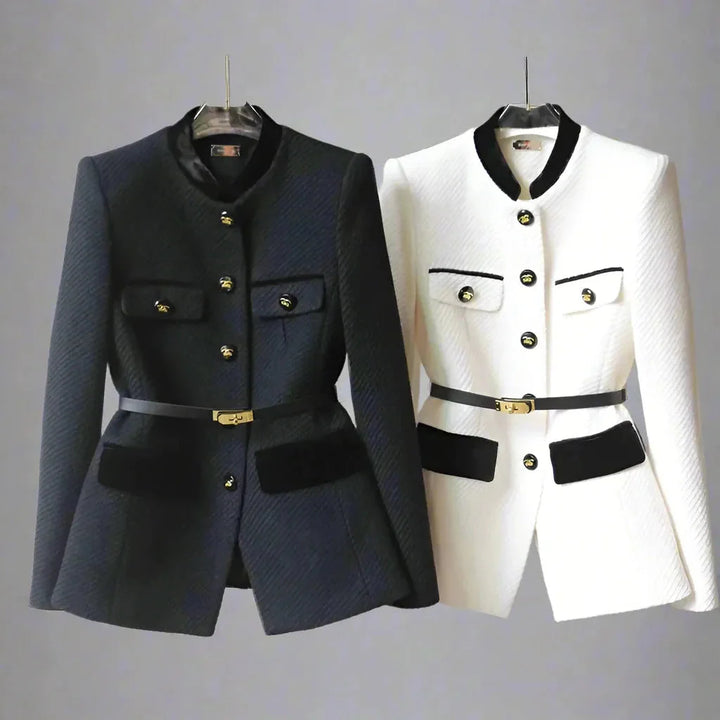 Drune | Tweed Gürtel Blazer