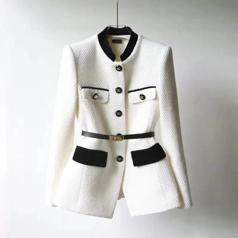 Drune | Tweed Gürtel Blazer