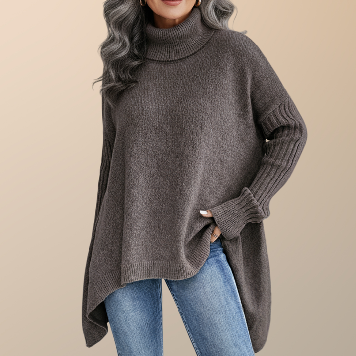 Drune | Eleganter Langer Rollkragenpullover für Damen