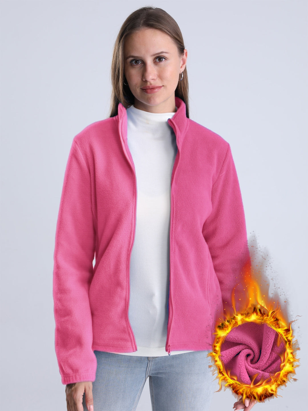 Drune | Stylische Fleecejacke mit Reißverschluss
