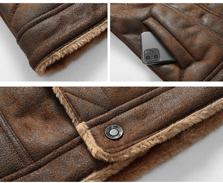 Drune | Herren Winter Hero Lederjacke