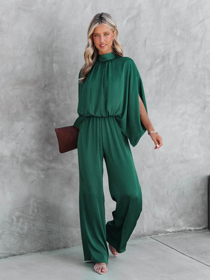 Drune | Fließender Eleganter Jumpsuit Weitbein