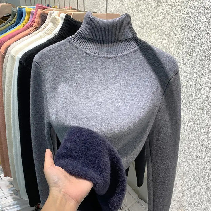 Drune | Rollkragenpullover Modisch Warm Herbst Winter Elegant