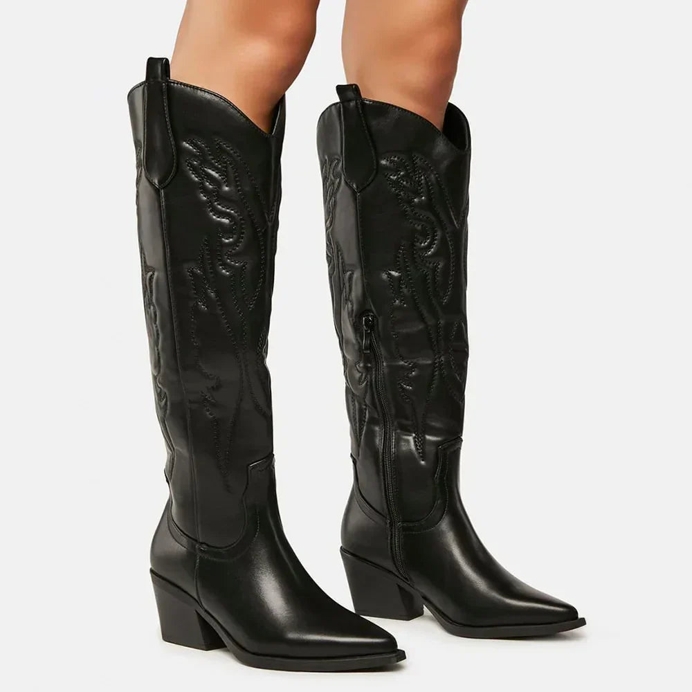 Drune | Robuste Cowboystiefel Bis Zum Knie