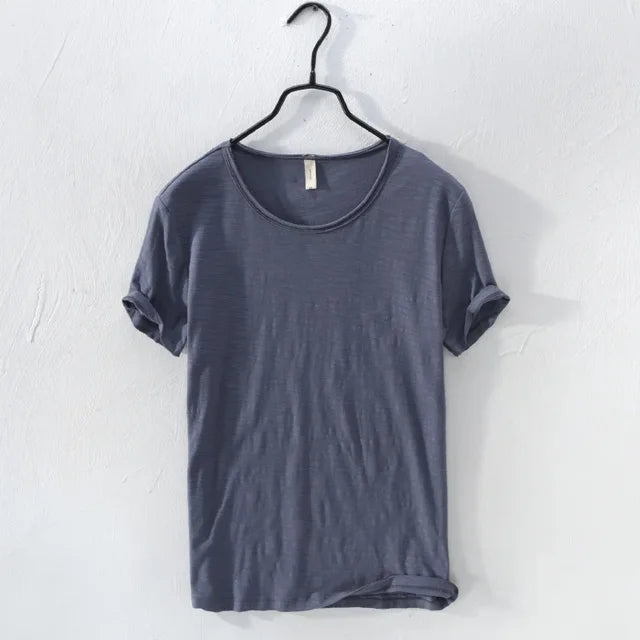 Drune | Herren Slim Fit Baumwoll T-shirt