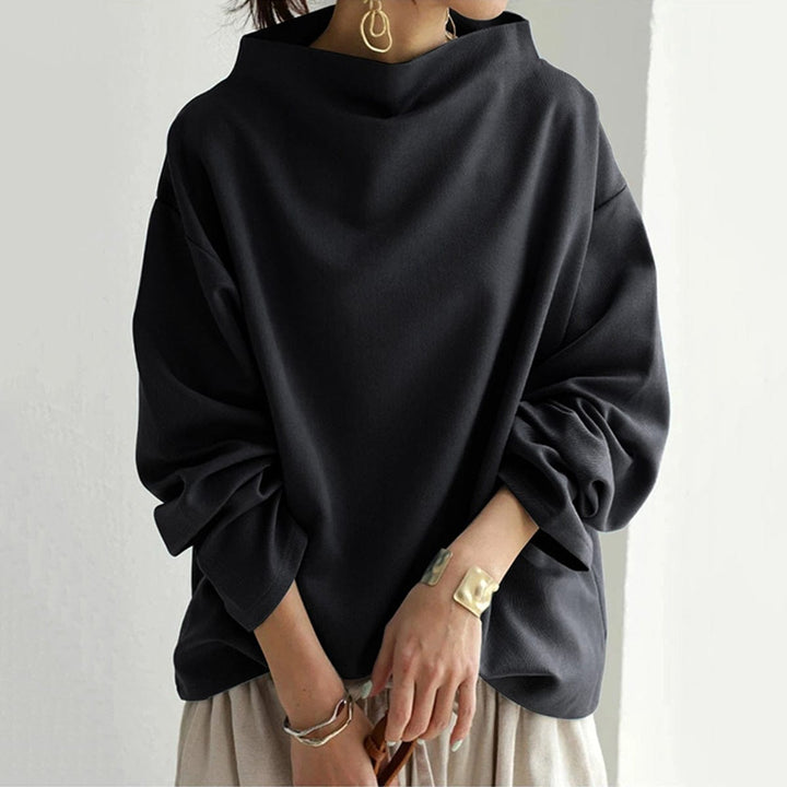 Drune | Elegante Loose-Fit Rollkragenbluse