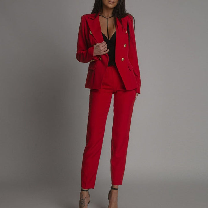 Drune | Elegante Blazer und Hosen Set