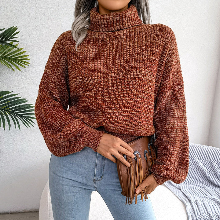 Drune | Chunky Strickpullover mit Hohem Kragen Warm und Komfortabel Lässiges Design