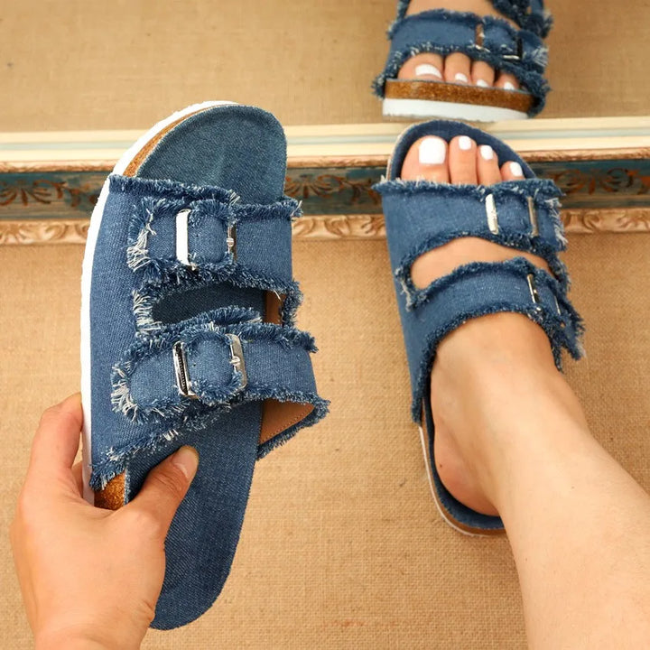 Drune | Denim Style Sandalen