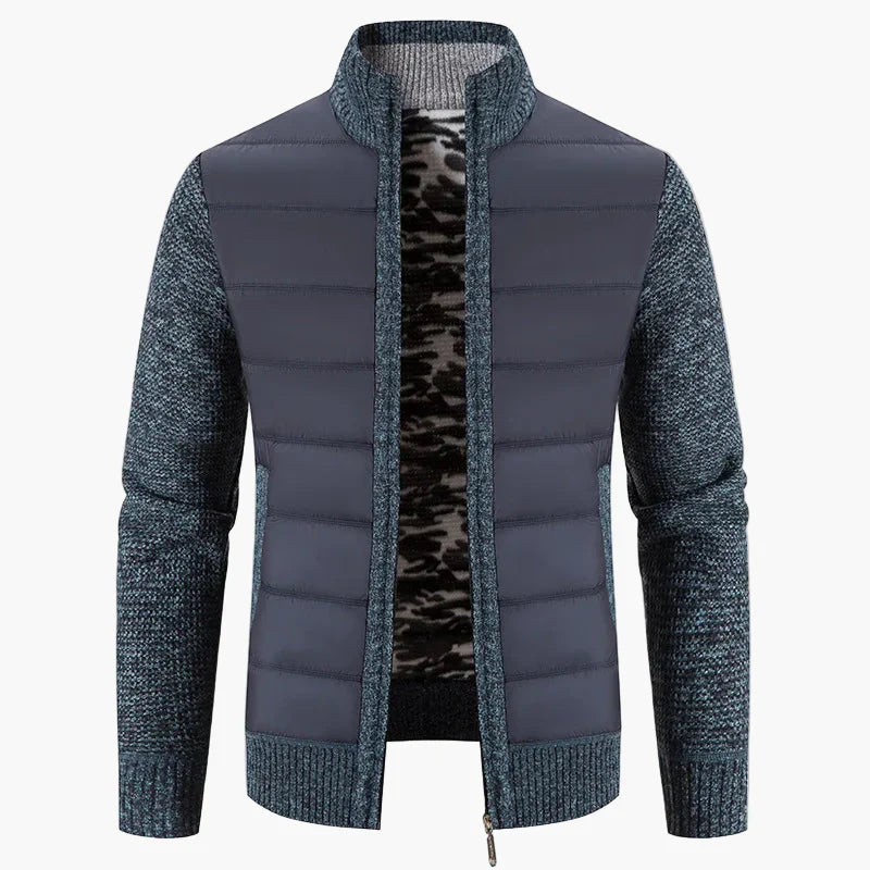 Drune | Stepp-Strickjacke mit Reißverschluss - Lässiger Urban Style für Alltag und Freizeit
