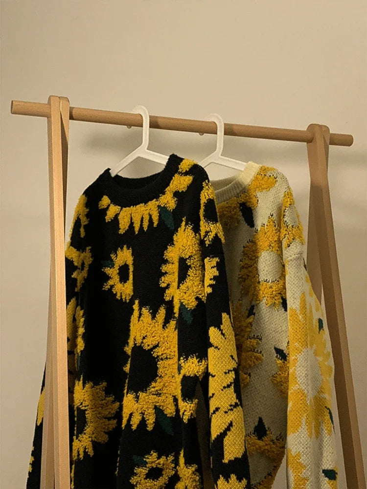 Drune - Herren-Baggy-Pullover für Frühling und Herbst im japanischen Retro-Stil