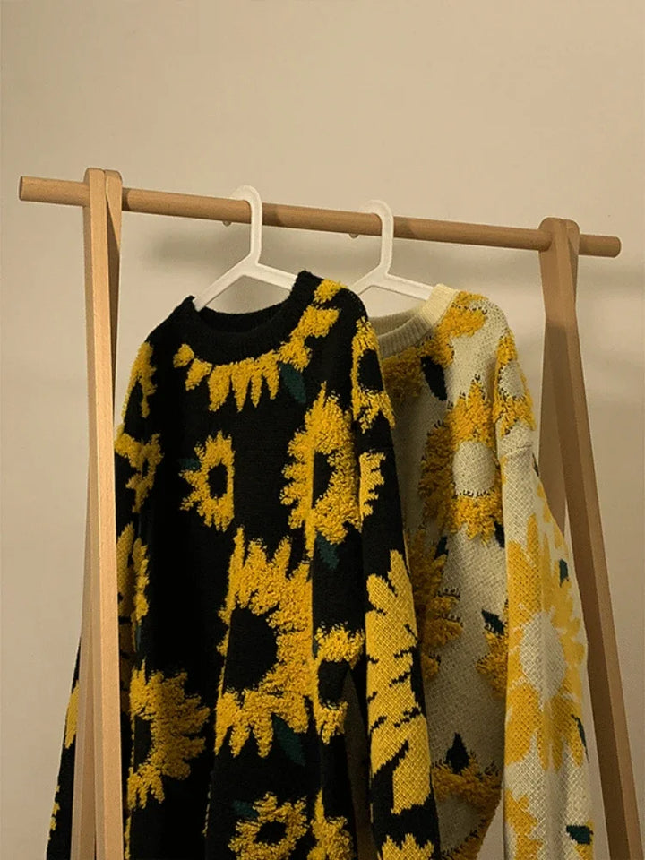 Drune - Herren-Baggy-Pullover für Frühling und Herbst im japanischen Retro-Stil