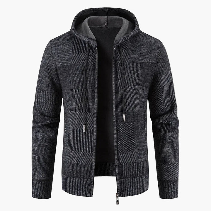 Drune | Strickjacke mit Kapuze - Modische Winterjacke für Alltag und Freizeit